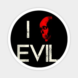 I Skull (Love) Evil Dead Magnet